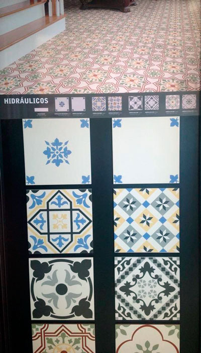 Pérez Lupión variedad de azulejoss